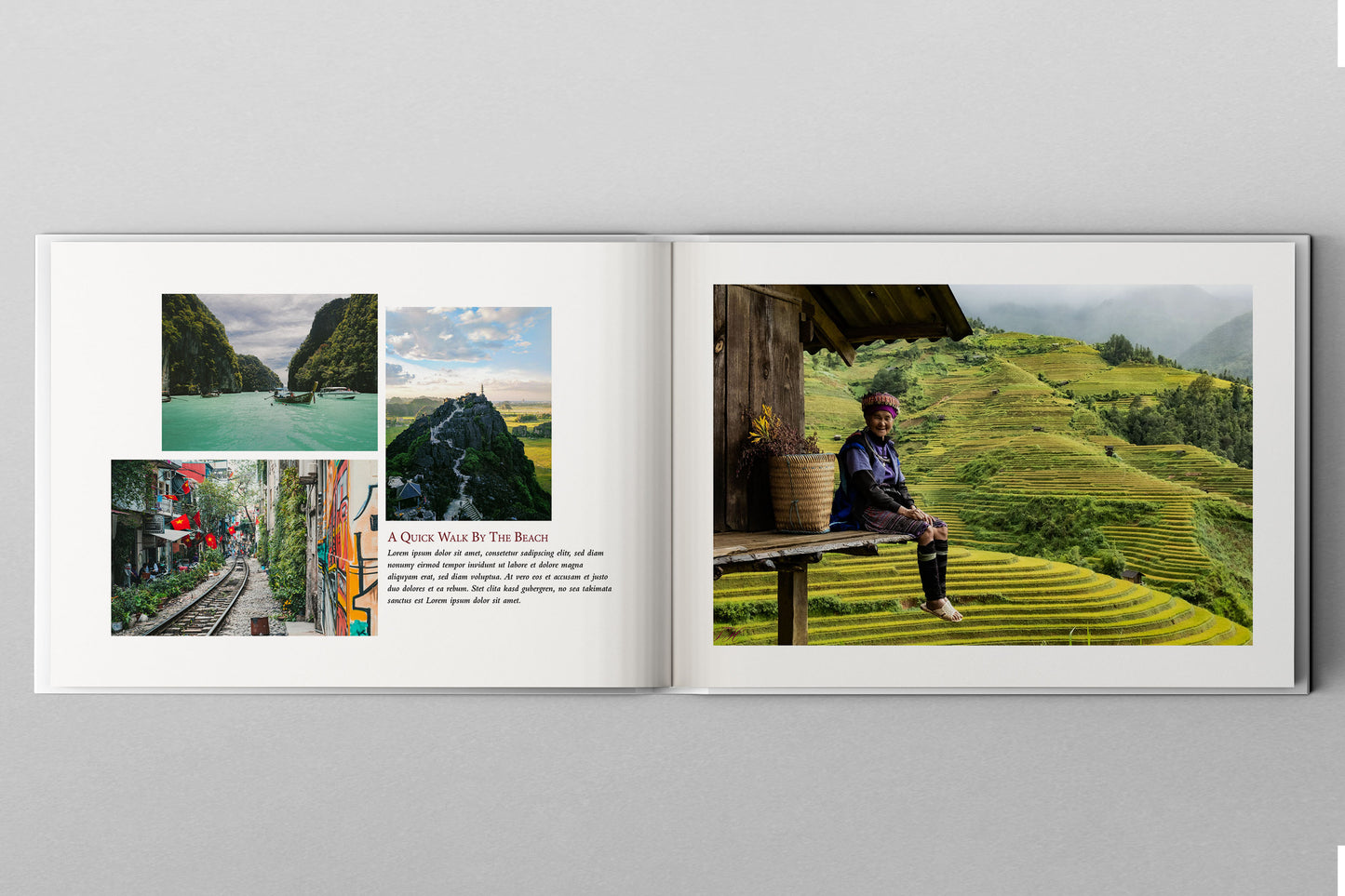 Digital Photo Book Template - South East Asia