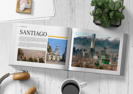 Digital Photo Book Template - South America