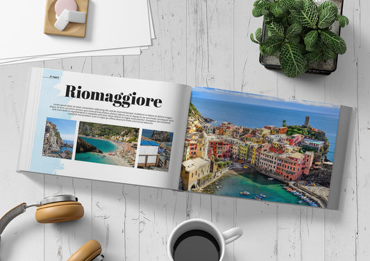 Digital Photo Book Template - Tuscany